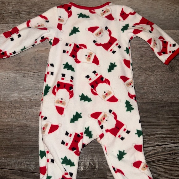 My first Christmas Carter's Red and White Santa Footie - Picture 5 of 5